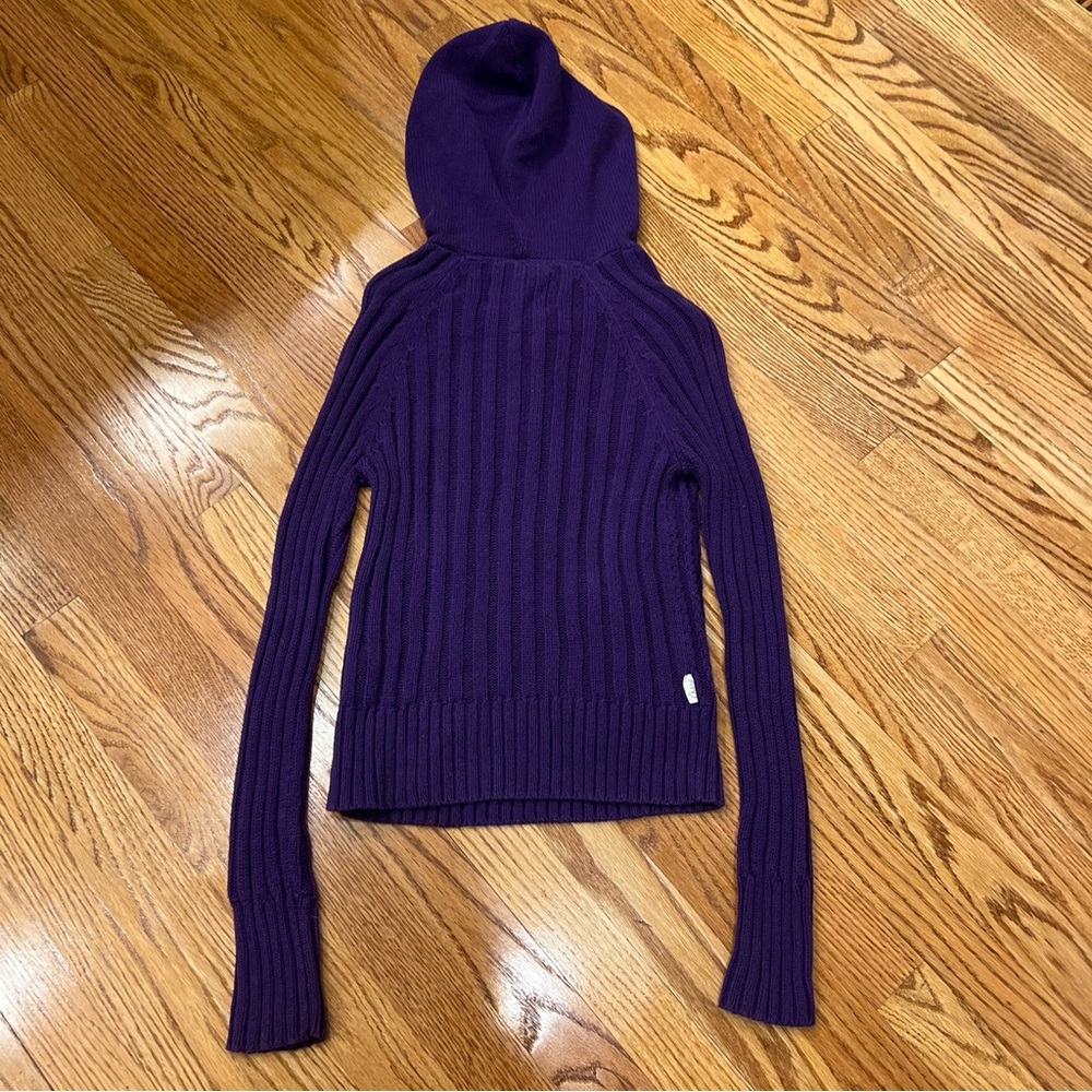 Vintage Y2K Babydoll Sweater Top Hooded S Bella Swan Elena Gilbert Aeropostale - Picture 5 of 5
